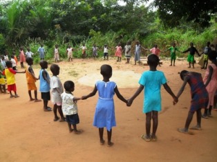 Akaa Ghana school children